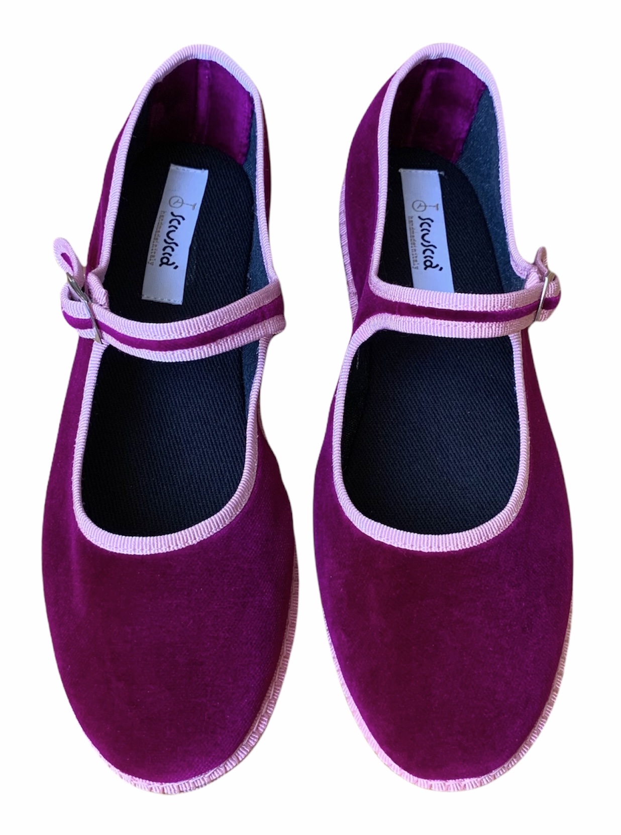 Maryjane Burgundy Velvet