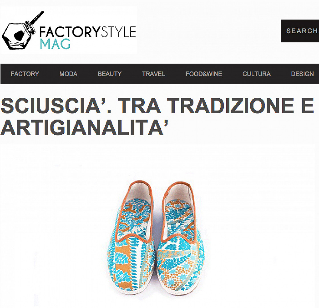 SCIUSCIA’. TRA TRADIZIONE E ARTIGIANALITA’