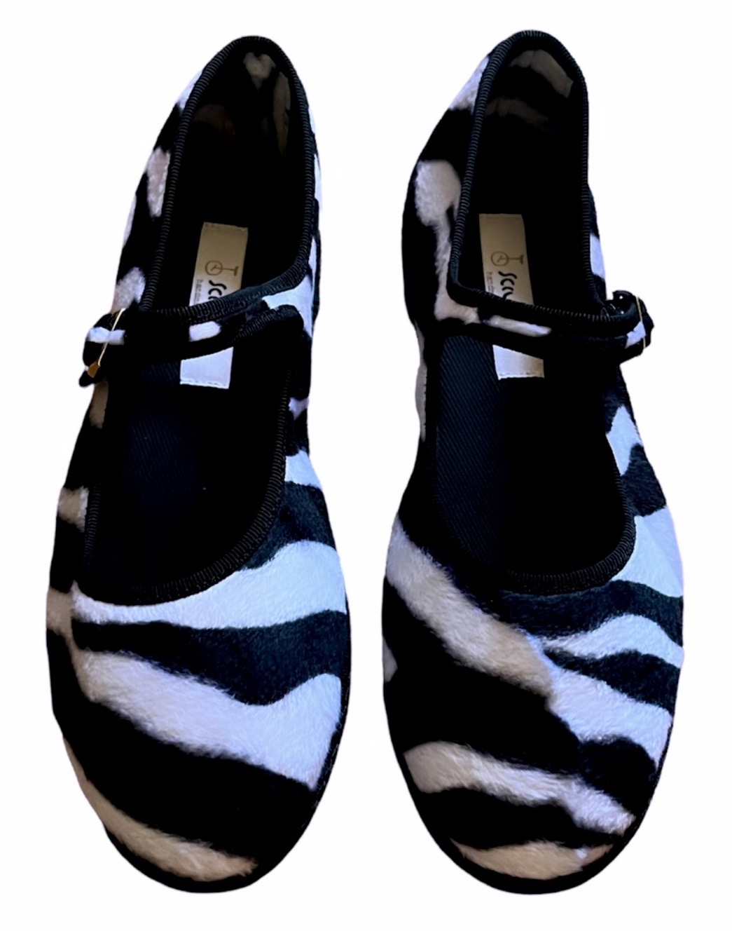 Maryjane Black and White Zebra