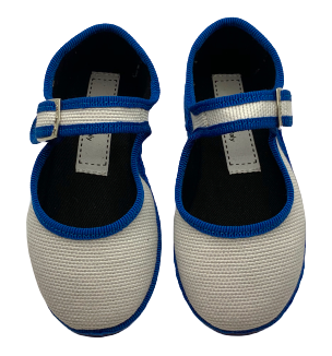 Baby Maryjane White Canvas