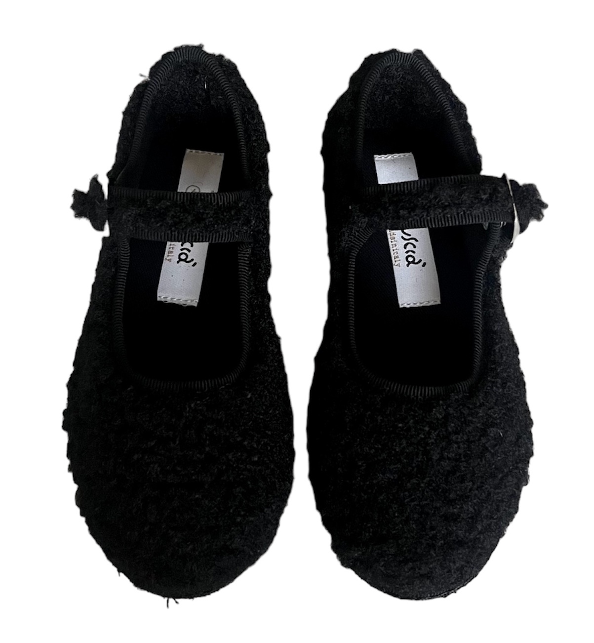 Baby Maryjane Black Sherpa