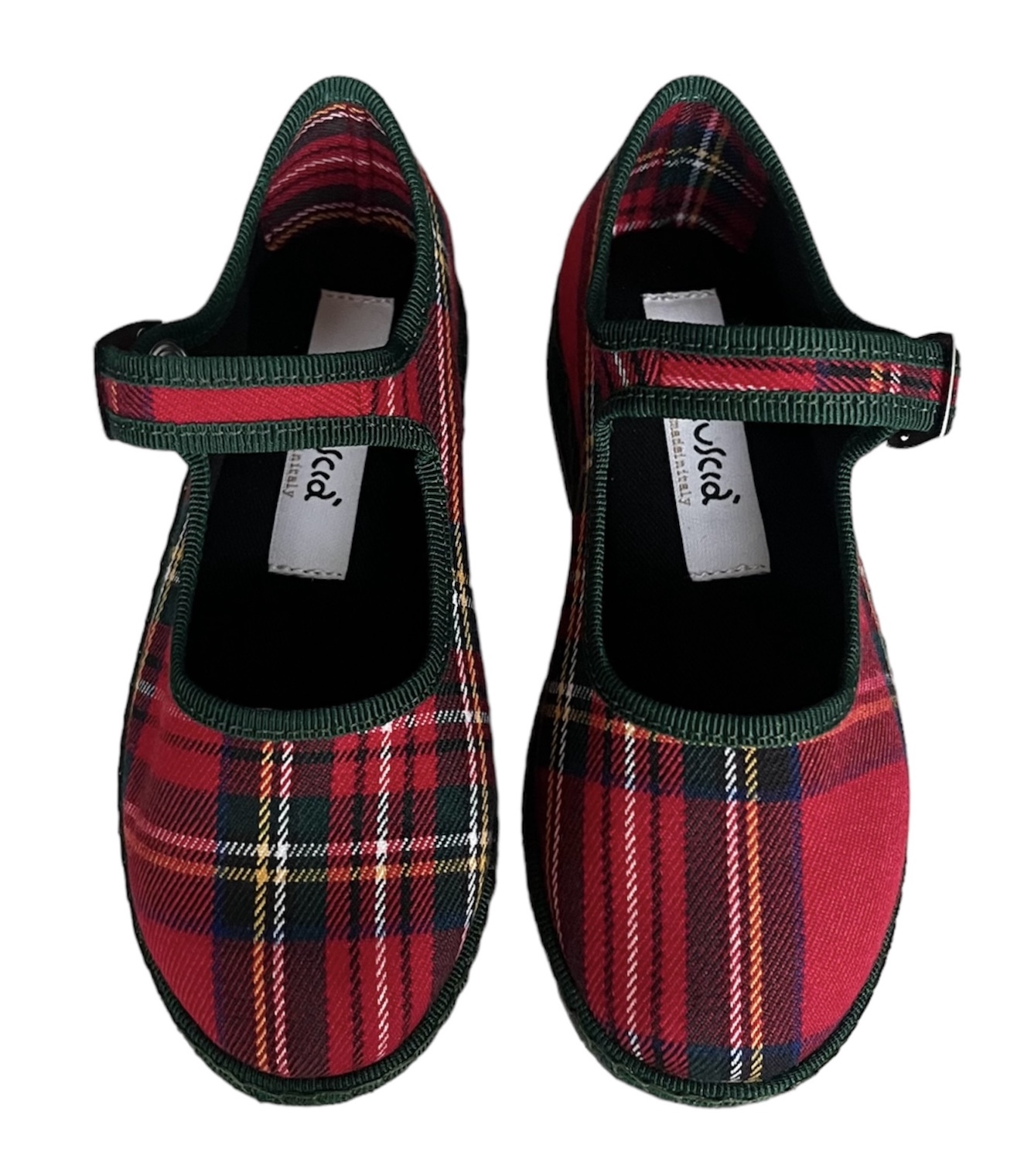 Baby Maryjane Red Tartan