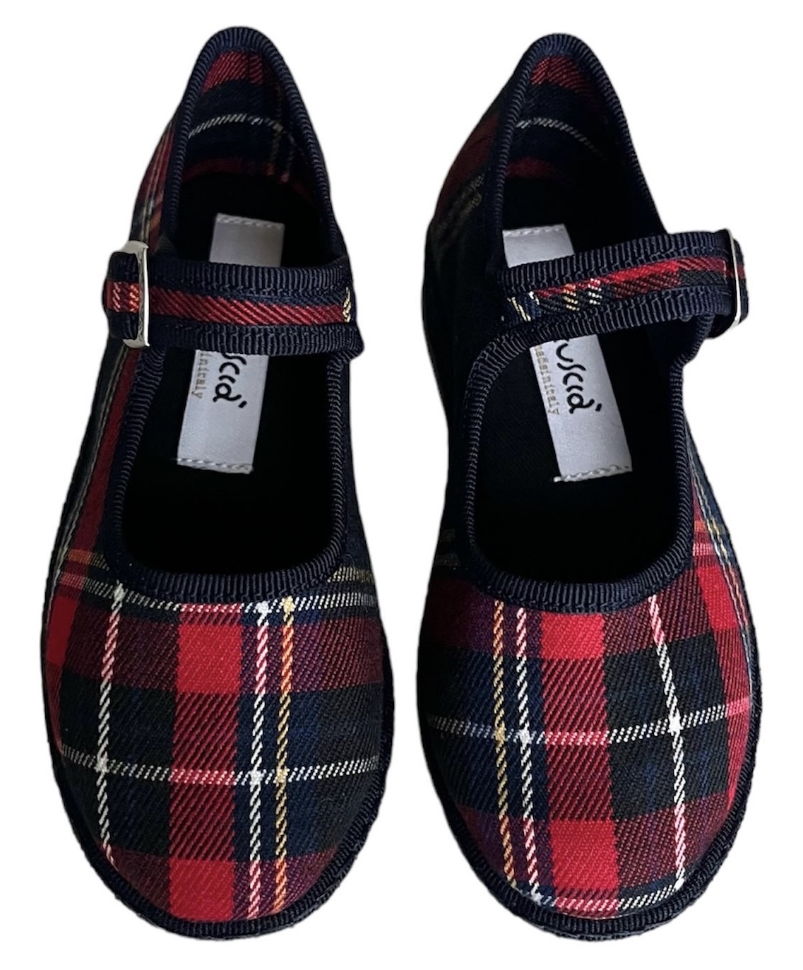 Baby Maryjane Blue Tartan
